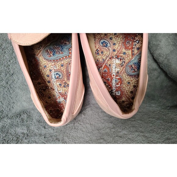 Antonio Cerrelli Elite Shoes Mens 8.5 Pink Embossed Loafers Slip On Dress Peach main image 15